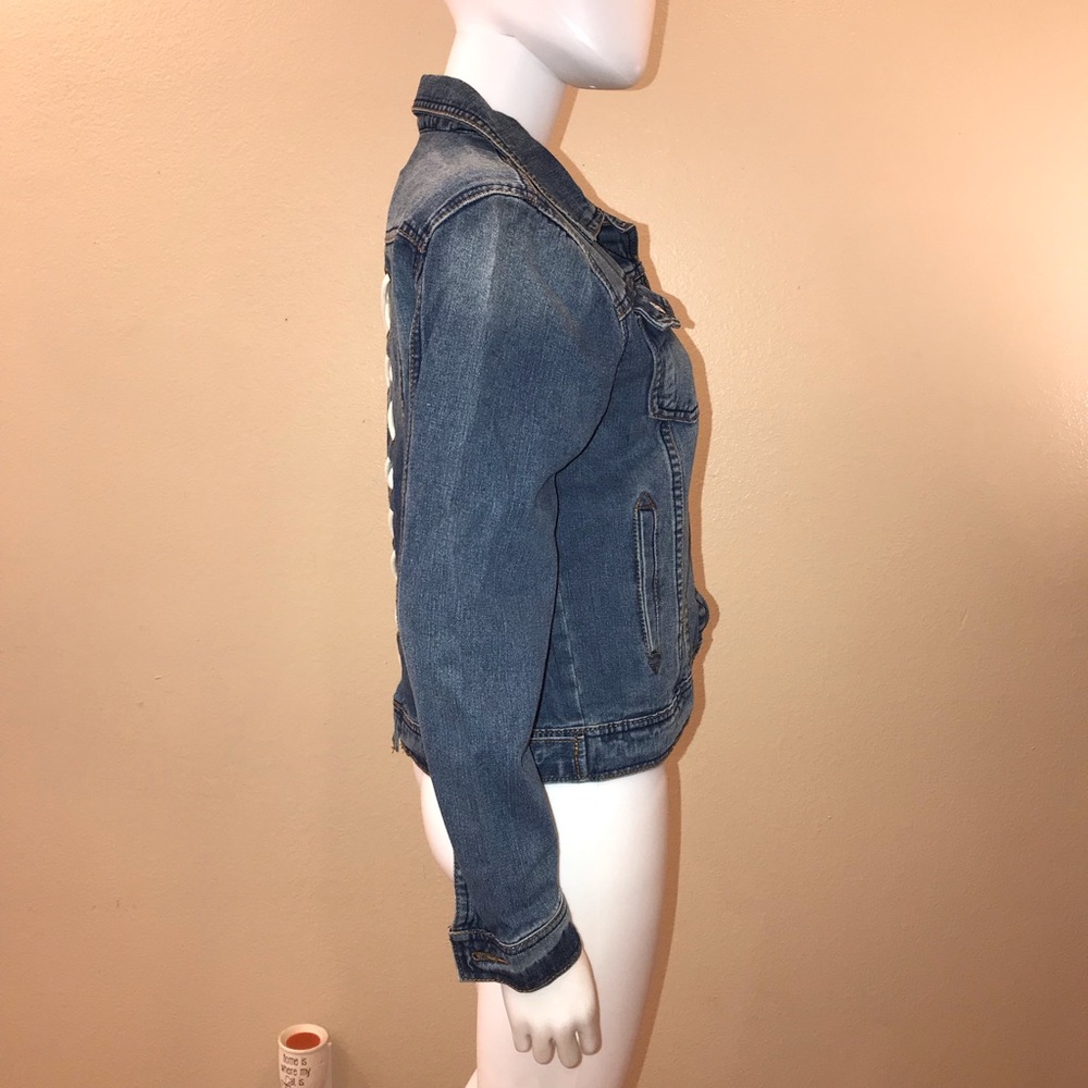 Anthropologie Lea & Viola Denim Jacket NEW - Picture 7 of 12